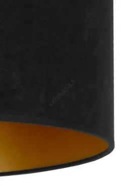 Brilagi - Lattiavalaisin VELVET 1xE27/60W/230V Valkoinen/musta