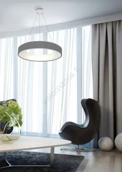 Brilagi - LED Himmennettävä Kattokruunu Johdossa FALCON LED/40W/230V 3000-6500K Harmaa + Kauko-ohjain