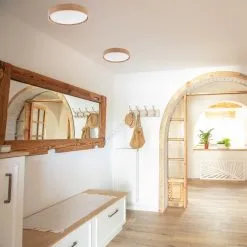 Brilagi - LED Kattovalo MANAROLA SIMPLE LED/24W/230V 3000K Tammi Halk. 41 Cm