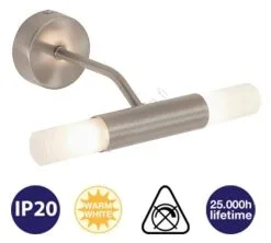 Briloner 2096-022 - LED-seinävalo 2xG9/2,25W/230V