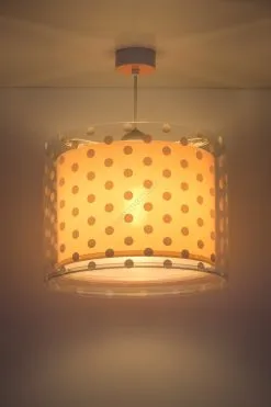 Dalber 41002S - Lasten Kattokruunu DOTS 1xE27/60W/230V