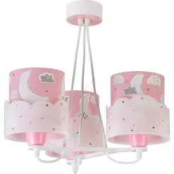 Dalber 61237S - Lasten Kattokruunu MOON 3xE27/60W/230V