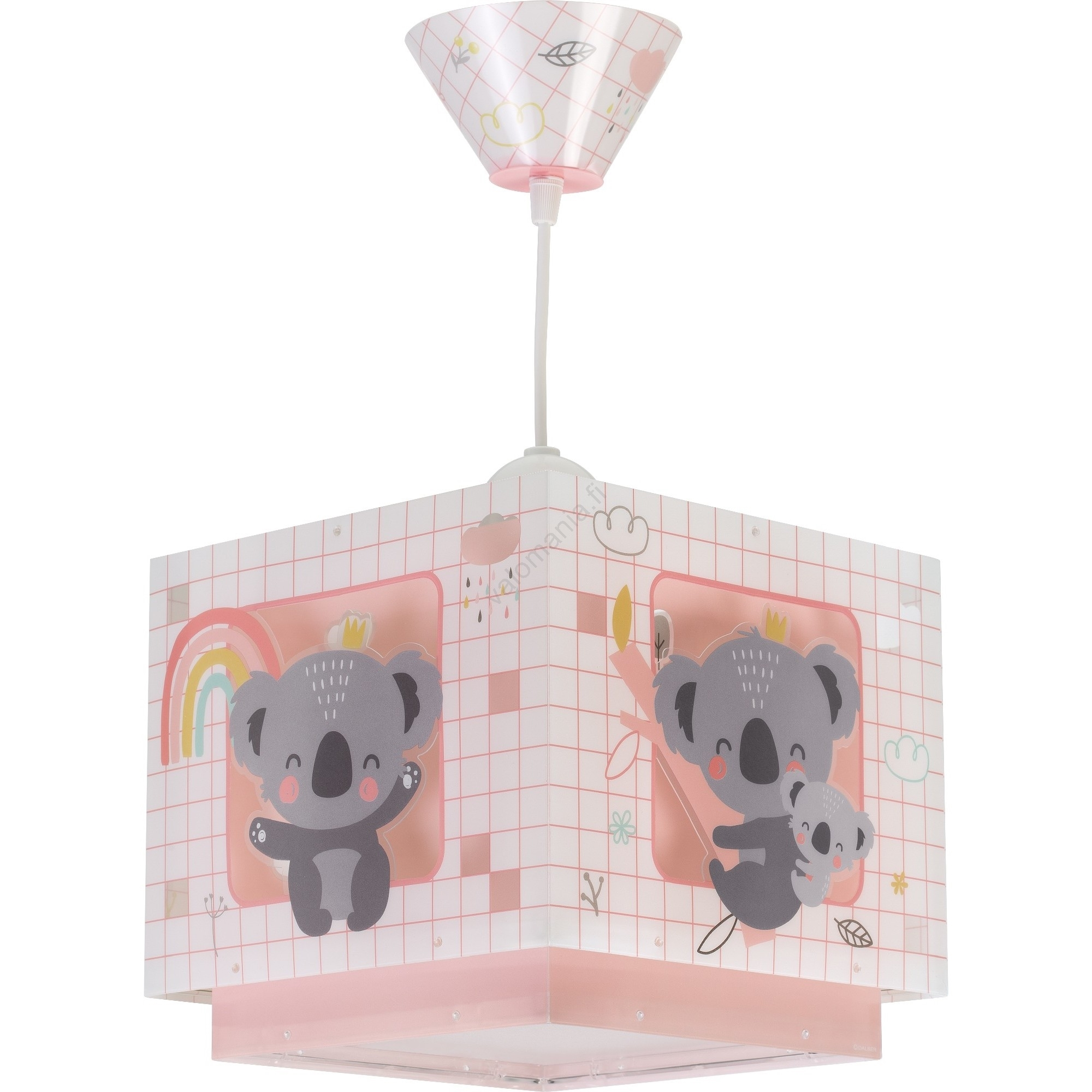 Dalber 63262S - Lasten Kattokruunu KOALA 1xE27/60W/230V