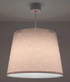 Dalber 82212S - Lasten Kattokruunu STAR LIGHT 1xE27/60W/230V Pinkki