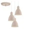 EGLO 49084 - Kattokruunu Narulla PRIDDY-P 3xE27/60W/230V