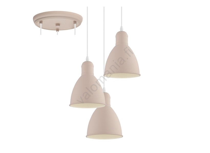 EGLO 49084 - Kattokruunu Narulla PRIDDY-P 3xE27/60W/230V
