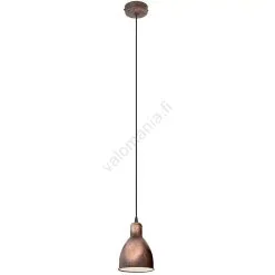 Eglo 49492 - Kattokruunu PRIDDY 1 1xE27/60W/230V