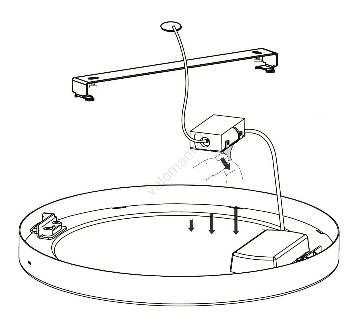 Eglo - LED Himmennettävä Kylpyhuoneen Kattovalo LED/16,5W/230V 2700-6500K IP44 ZigBee - Image 2