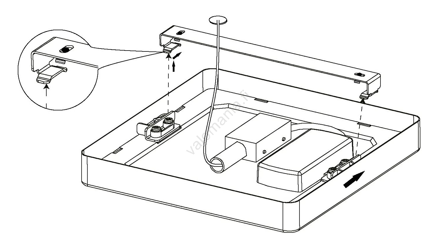Eglo - LED Himmennettävä Kylpyhuoneen Kattovalo LED/16,5W/230V 2700-6500K IP44 ZigBee - Image 2