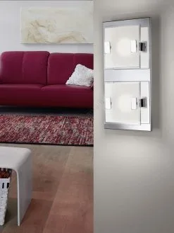 Eglo 93312 - LED-kattovalaisin VICARO 2xLED/2,5W/230V