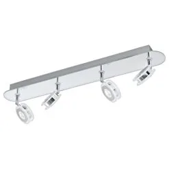 Eglo 95281 - Kylpyhuoneen LED-kohdevalaisin AGUEDA 4xLED/3,3W/230V IP44