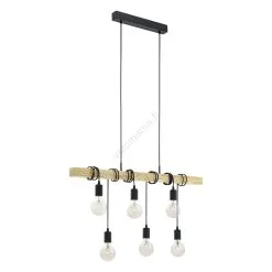 Eglo 95499 - Riippuvalaisin TOWNSHEND 6xE27/60W/230V