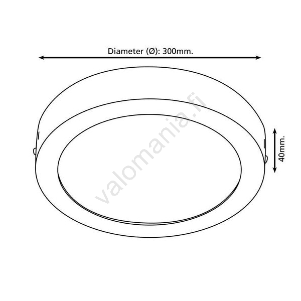 Eglo 96168 - LED-kattovalaisin Kylpyhuoneessa FUEVA 1 LED/22W/230V IP44 - Image 3
