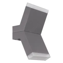 Eglo 96706 - LED-seinävalaisin CANTZO 2xLED/4W/230V Harmaa