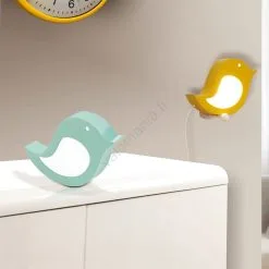 Eglo 96853 - Lasten LED-seinävalaisin SPARINO 1xLED/4,2W/230V Vihreä