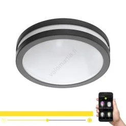 Eglo - Himmennettävä Kylpyhuoneen LED-kattovalaisin LOCANA-C LED/14W/230V IP44 Bluetooth IP44