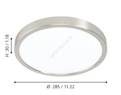 Eglo - LED Himmennettävä Kylpyhuoneen Kattovalo LED/19,5W/230V 2700-6500K IP44 ZigBee