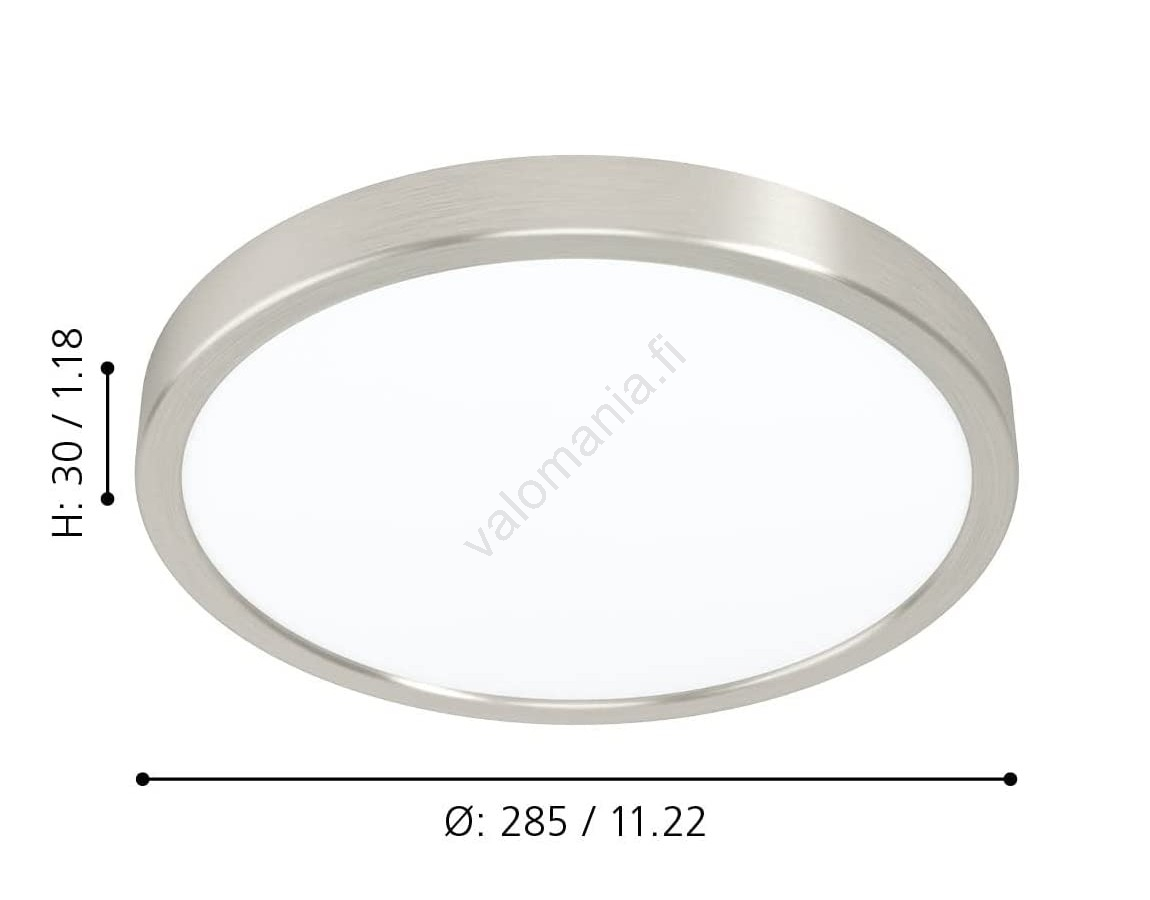 Eglo - LED Himmennettävä Kylpyhuoneen Kattovalo LED/19,5W/230V 2700-6500K IP44 ZigBee
