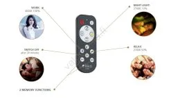 Eglo 98892 - Himmennettävä LED-kattovalaisin ZUBIETA-A LED/24W/230V + Kauko-ohjaus