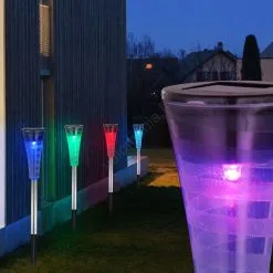 Globo 33079-5 - SETTI 5x Aurinkolamppu RGB-LED/0,06W/3,2V IP44