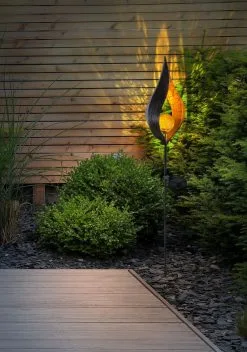 Globo - LED Aurinkokennovalo LED/0,02W/3V 600mAh IP44 Pronssi