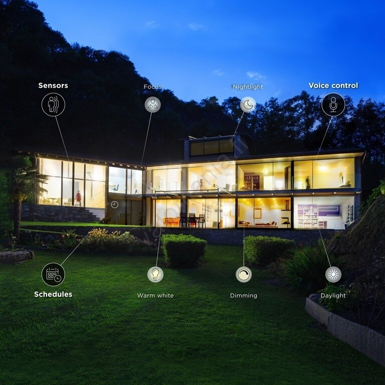 Himmennettävä LED-polttimo GU10/6,5W/230V 2700-6500K Wi-Fi - WiZ - Image 2