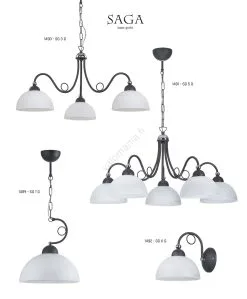 Jupiter 1491 - Kattokruunu Ketjussa SAGA 5xE27/60W/230V