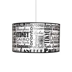 Kattokruunu CITY 1xE27/60W/230V