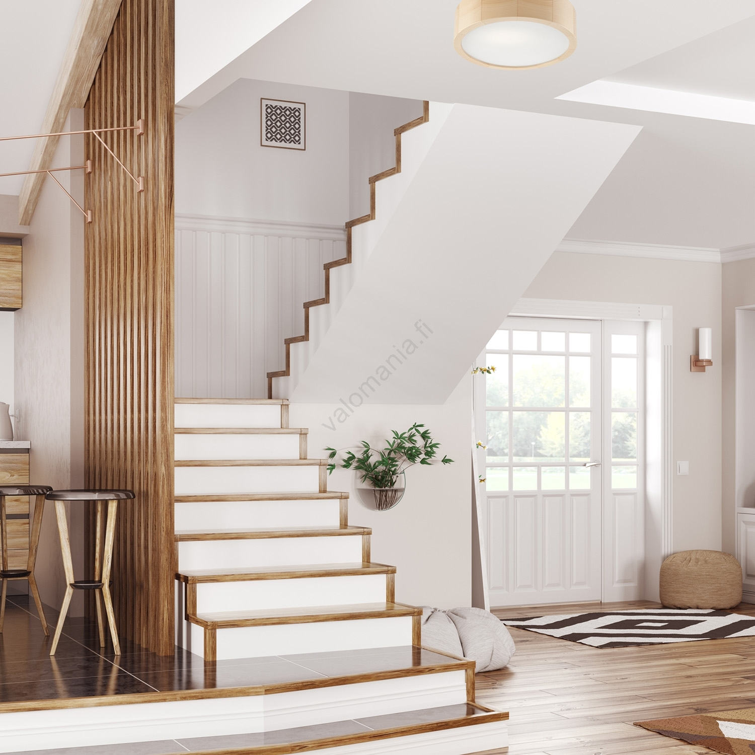 Kattovalaisin NATURAL 1xE27/60W/230V ø 27 Cm Mänty - Image 2