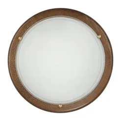 Kattovalo 1xE27/60W/230V Saksanpähkinä ø30 Cm