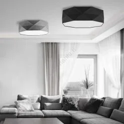 TK Lighting Kattovalo KANTOOR 4xE27/60W/230V Musta