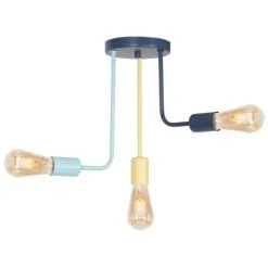 Kiinteä Lasten Kattokruunu CANDELA 3xE27/60W/230V