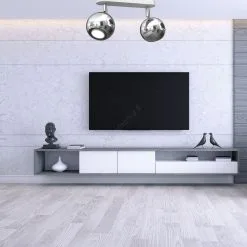 Kohdevalo COMET 2xGU10/8W/230V Valkoinen/kiiltävä Kromi