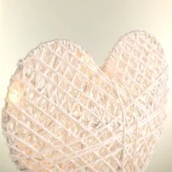 Koristeellinen LED-pöytävalaisin HEART LED/2xAA