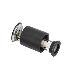 Kylpyhuoneen Kohdevalo CHLOE 1xGU10/30W/230V IP65 Pyöreä Musta