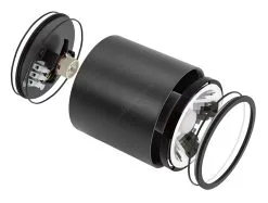 Kylpyhuoneen Kohdevalo CHLOE AR111 1xGU10/50W/230V IP65 Pyöreä Musta