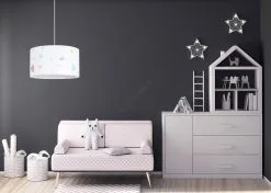 Lasten Kattokruunu DRUKI 1xE27/60W/230V