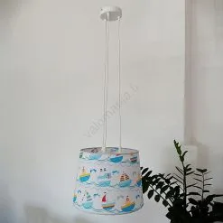 TK Lighting Lasten Kattokruunu Johdossa KIDS 3xE27/60W/230V Laivat