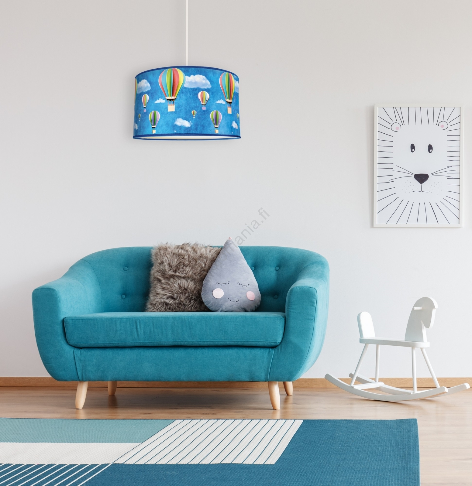 Lasten Riippuvalaisin BALOON 1xE27/15W/230V