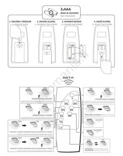LED Aurinkokenno Katuvalaisin Anturilla STREET LED/3W/3,2V IP65 + Kaukosäädin