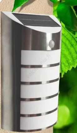 LED-aurinkokennoseinävalaisin Anturilla SAFFO LED / 3,7V IP44