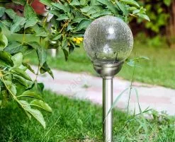 LED-aurinkolamppu KULA LED/1xAAA Mattakromi IP44