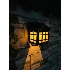 LED Aurinkoseinävalaisin Hämärätunnistimella LED/2V 70 MAh IP44