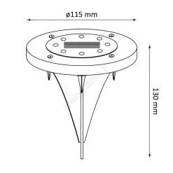 LED-aurinkovalo Anturilla SOL LED/1,2V IP44
