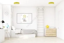 LED-kattovalaisin GALAXY KIDS LED/24W/230V Pisteet Keltainen/valkoinen