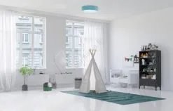 LED-kattovalaisin GALAXY KIDS LED/24W/230V Stars Turkoosi/valkoinen