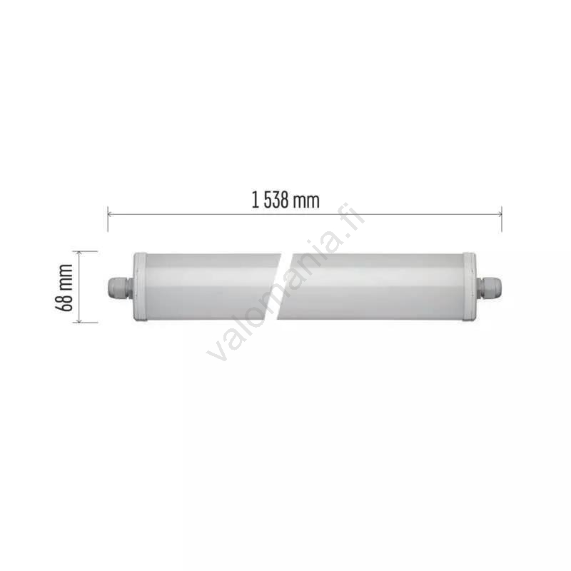 LED Kestävä Valo LED/55W/230V IP65 4000K - Image 4