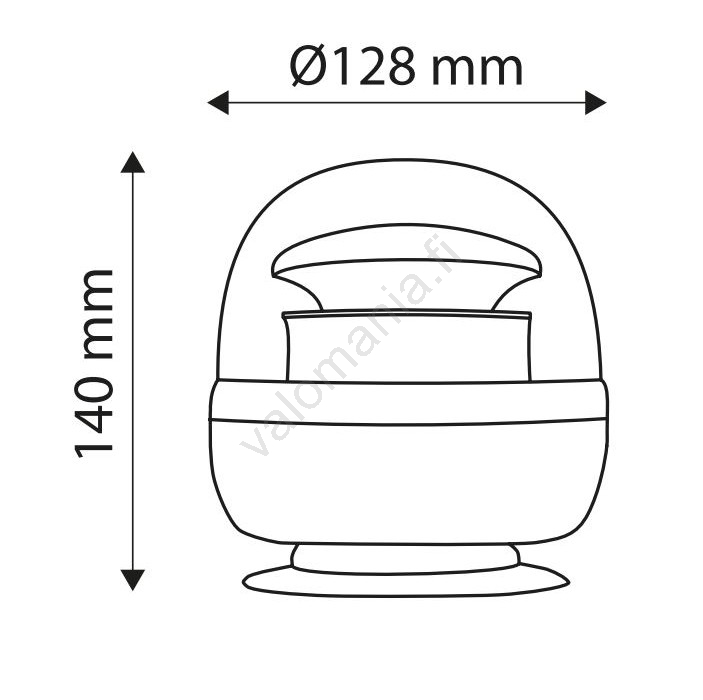 LED-magneettivaroitusvalo LIGHT LED SMD 2835/12-24V - Image 2