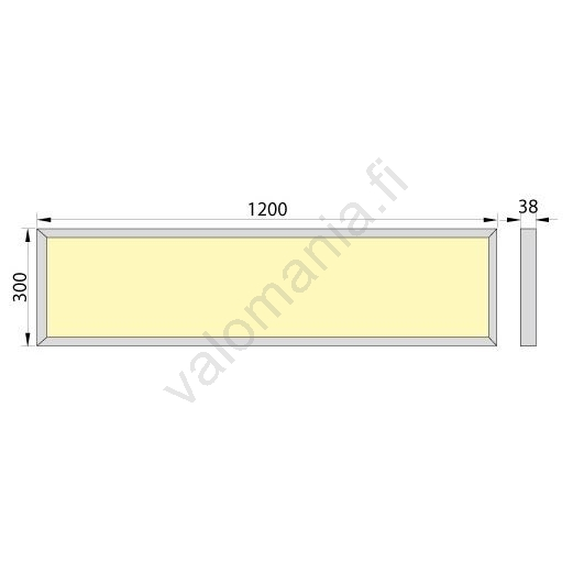 LED-paneeli OREGA N LINX 120 LED/50W/230V 4000K IP40