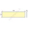 LED Pinta-asennettava Paneeli OREGA LED/40W/230V 4000K IP40